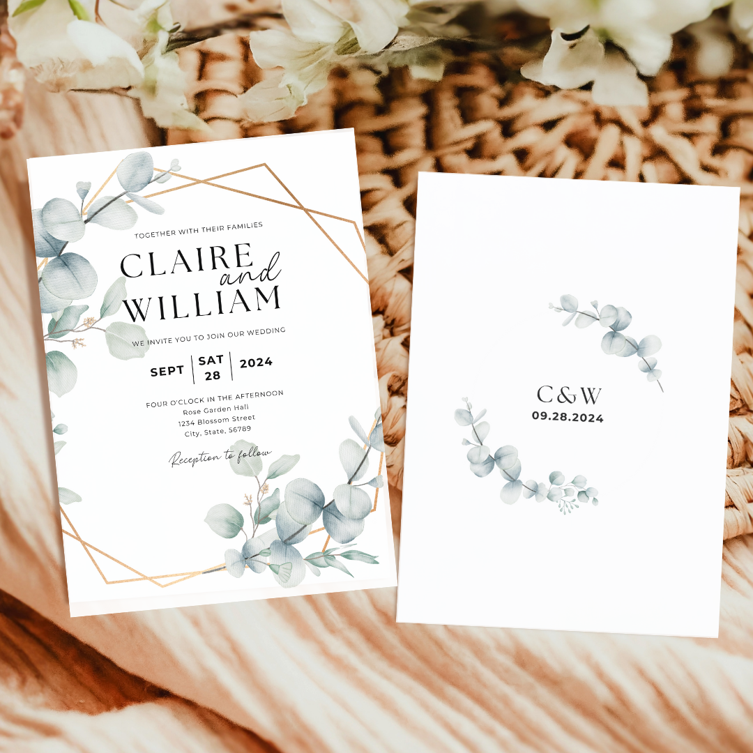 Wedding card printable hotsell