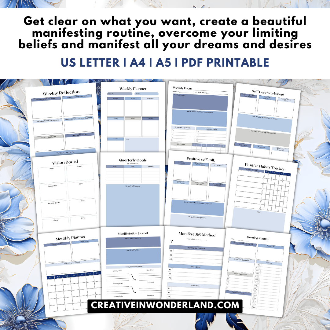 Best Manifestation Journal 2024 – Creative in wonderland