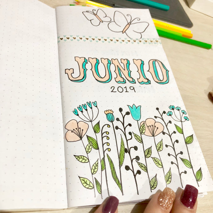 Bullet Journal Portada Junio 2019