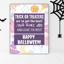 Load image into Gallery viewer, Halloween Candy Bowl Sign - Candy Pastels
