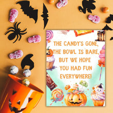 Load image into Gallery viewer, Halloween Candy Bowl Sign - Candy Trick or Treat
