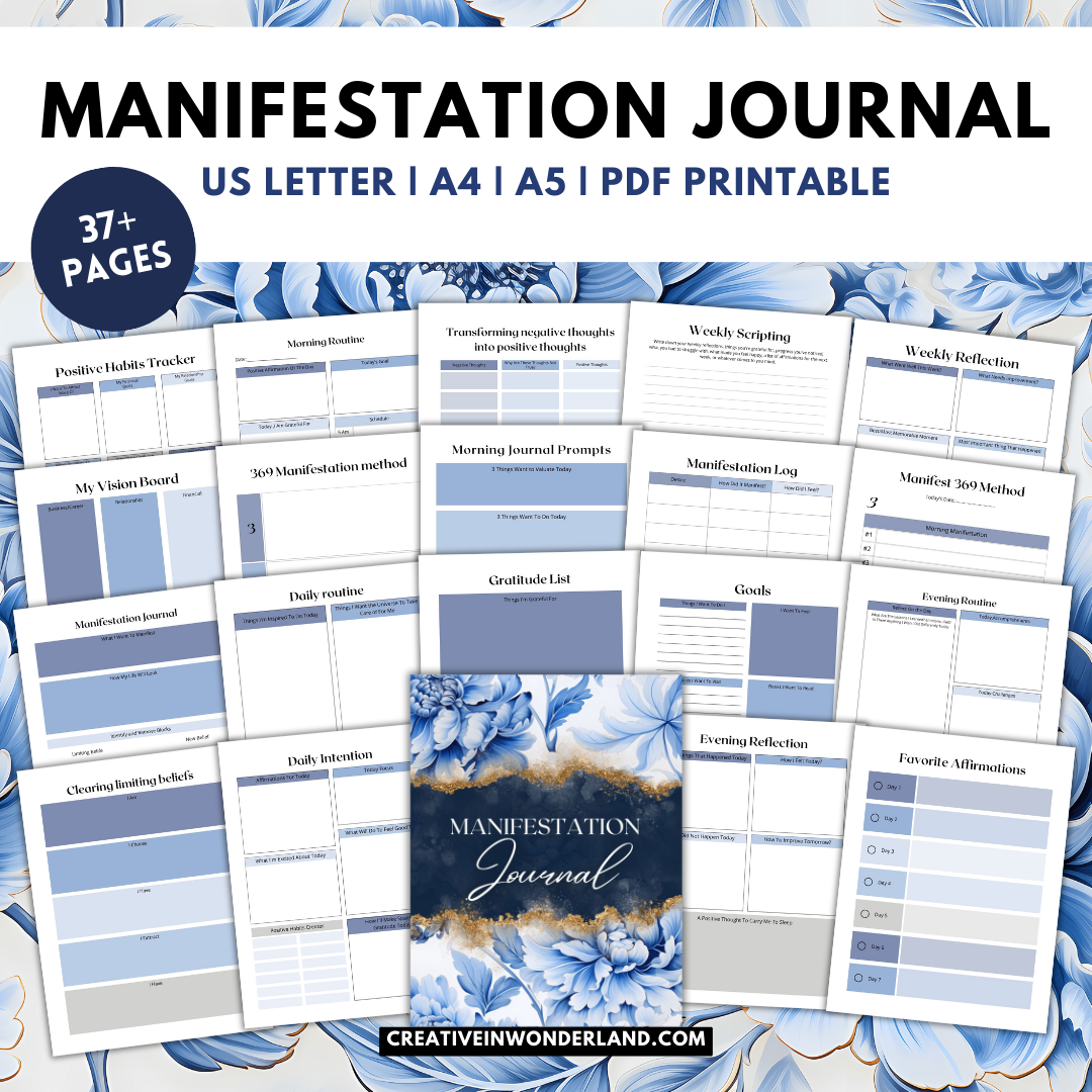 Best Manifestation Journal 2024 – Creative in wonderland